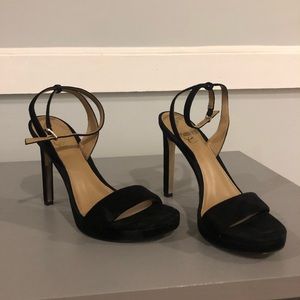 Sam Edelman Black Size 8.5 Jade Ankle Strap Sandal 4 3/4” heel